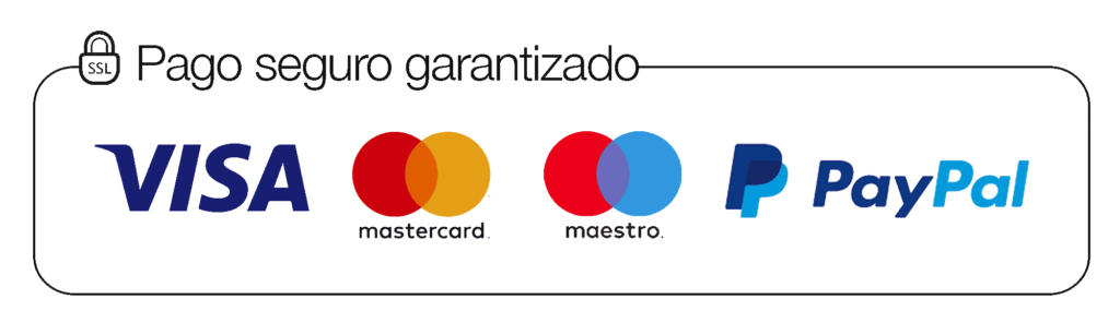 Proceso de pago seguro en línea con múltiples métodos de pago disponibles