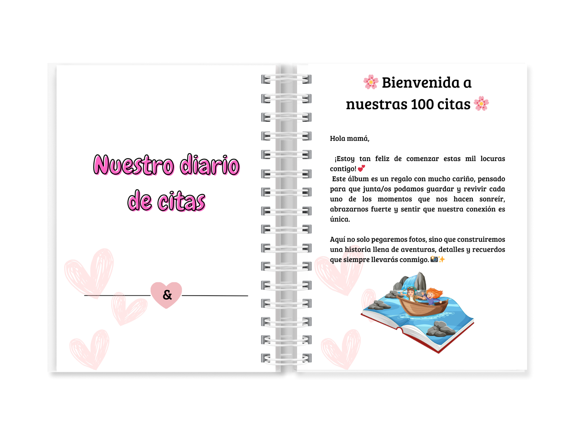 Contenido de 100 citas con mamá